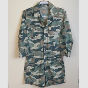 MOTHER The Fixer Camo Romper